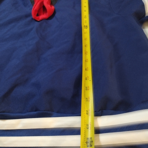 Costume stranger things ice cream shop Steve's jacket one size Blue color Top - Picture 6 of 8